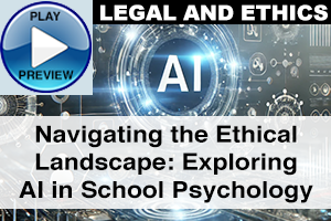 Navigating the Ethical Landscape Exploring AI in School Psychology