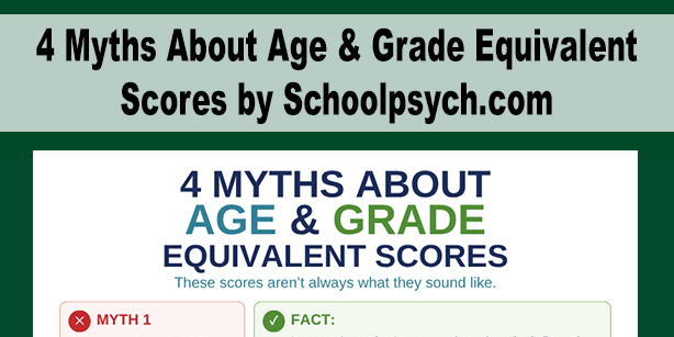4 Myths About Age & Grade Equivalent Scores resources photo