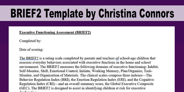 BRIEF2 Template by Christina Connors