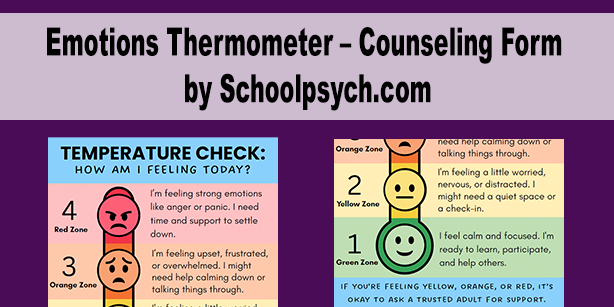 Emotions Thermometer resources photo