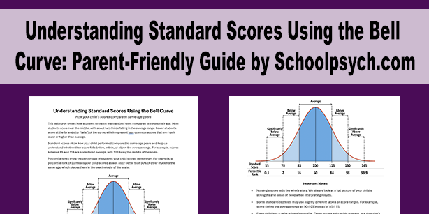 Understanding Standard Scores Using the Bell Curve resources photo